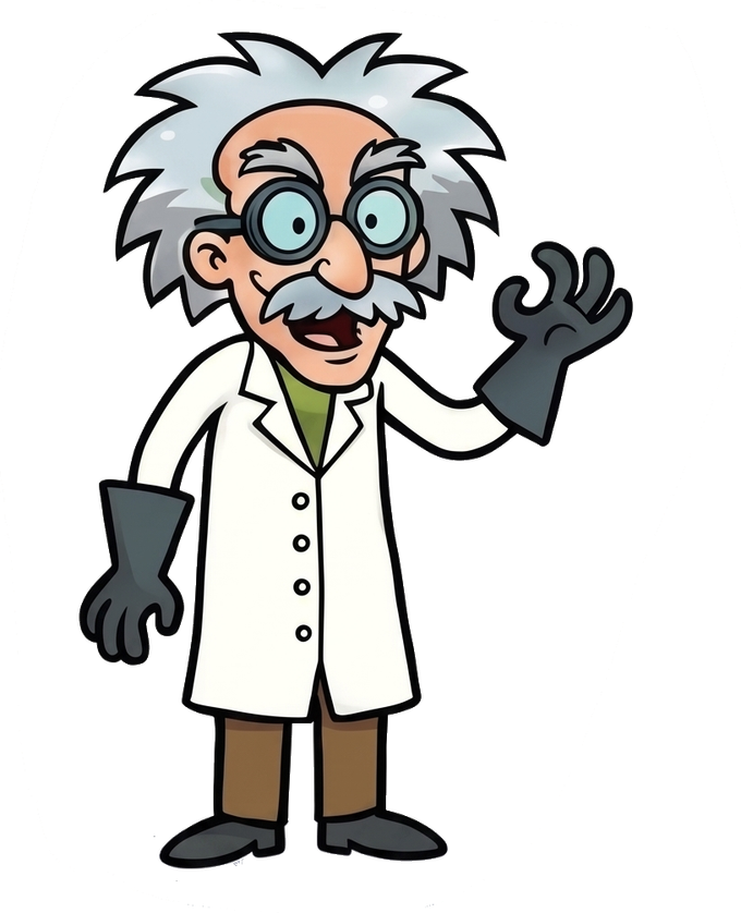 Profesor Astro macha na powitanie